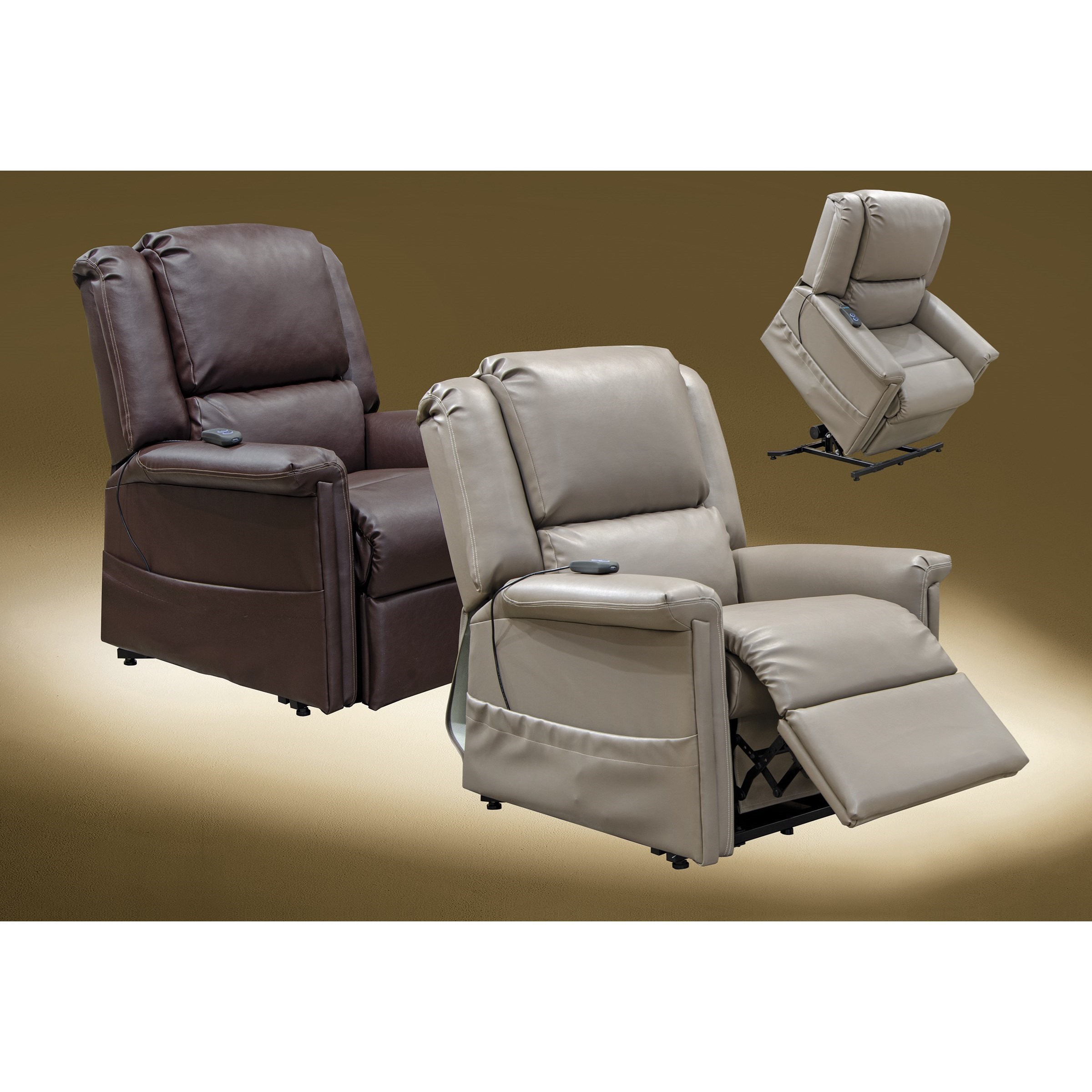 Catnapper Elsie 4897 Power Lift Lay Flat Recliner Hospital Grade PU